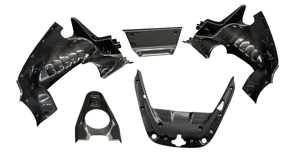 Ferrari SF90 Spider | Cover Engine Bay - Visible Carbon