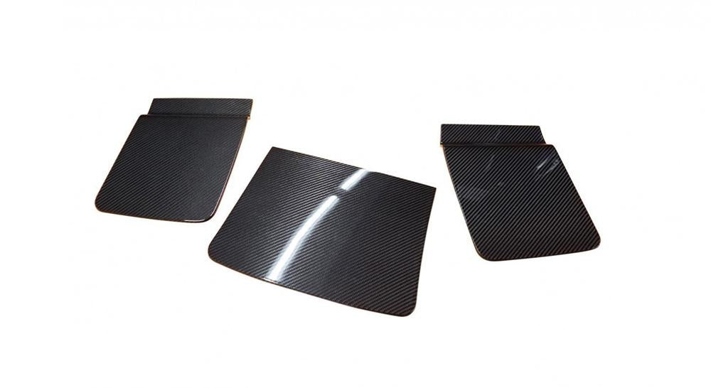 Ferrari F8 Tributo/Spider | Cover For Rear Diffusor Air-Opening - Visible Carbon