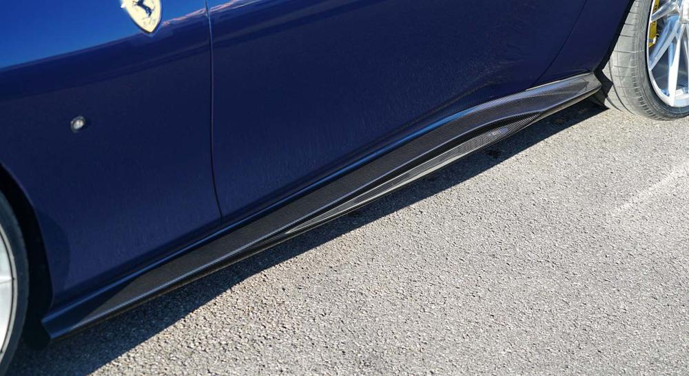 Ferrari Roma | Side Panels - Visible Carbon