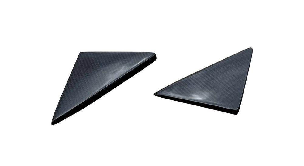 Ferrari SF90 Stradale | Triangle Cover Side Window - Visible Carbon