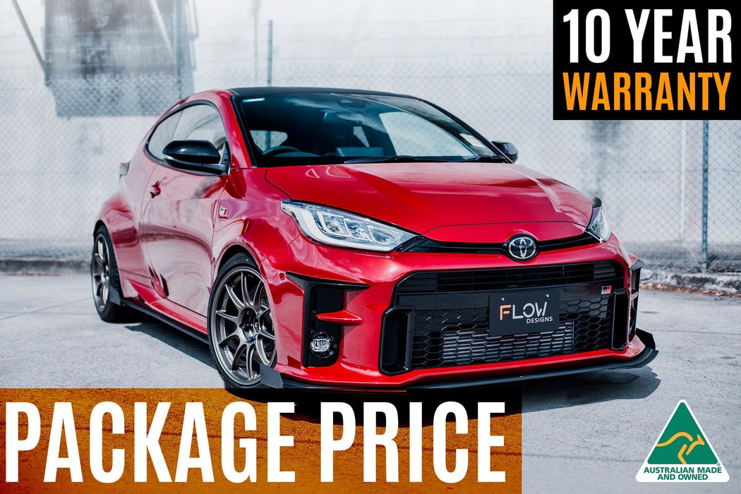 Yaris GR Full Lip Splitter Kit With Rear Diffuser-Flow Designs