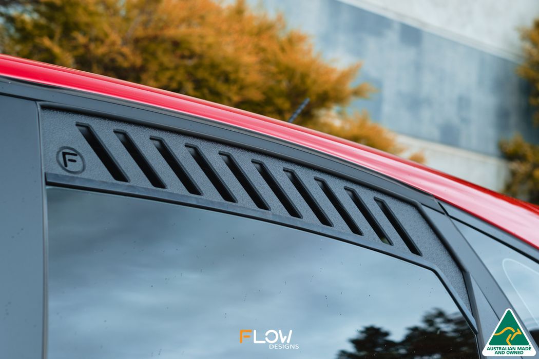 Cerato GT Hatch Facelift Rear Window Vents (Pair)-Flow Designs
