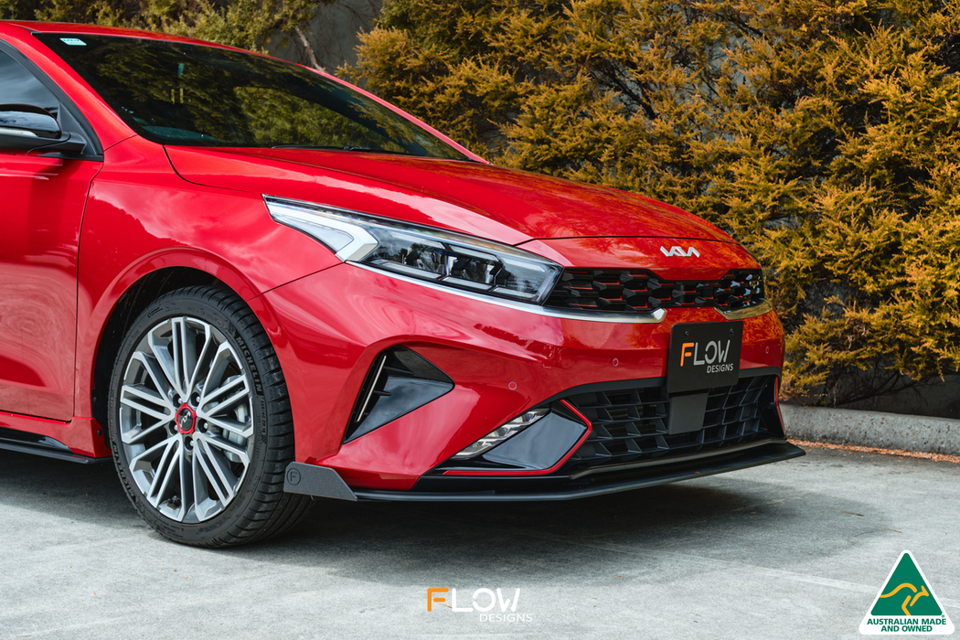 Cerato GT Facelift Front Lip Splitter Winglets (Pair)-Flow Designs