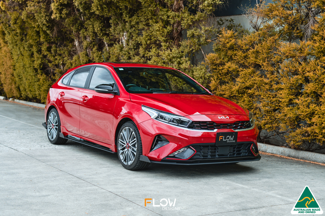Cerato GT Facelift Front Lip Splitter Winglets (Pair)-Flow Designs