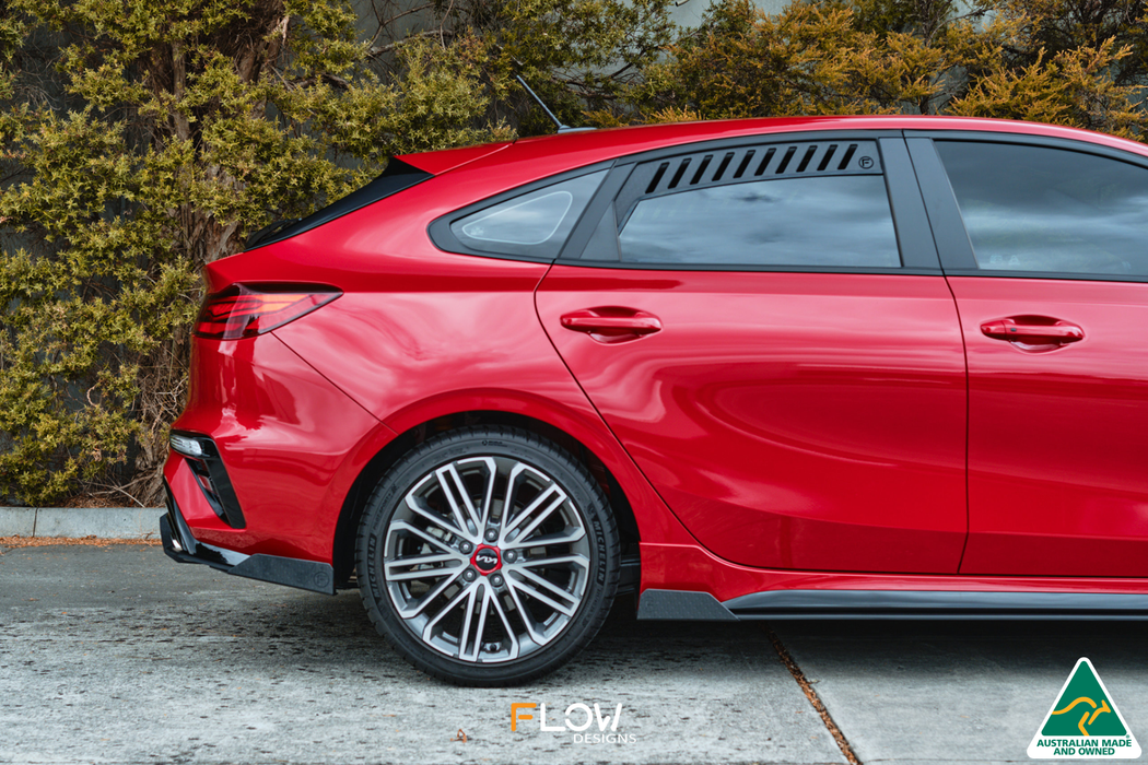 Cerato GT Hatch Facelift Rear Window Vents (Pair)-Flow Designs