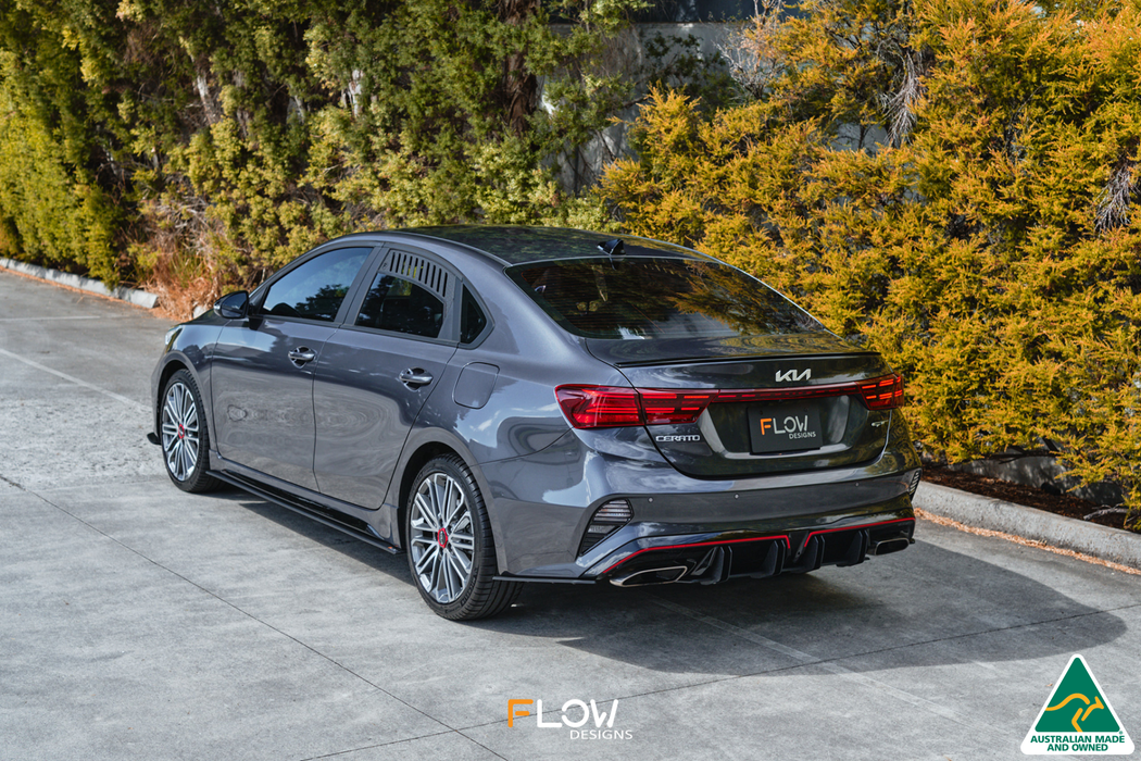 Cerato GT Sedan FL Rear Spats (Pair)-Flow Designs