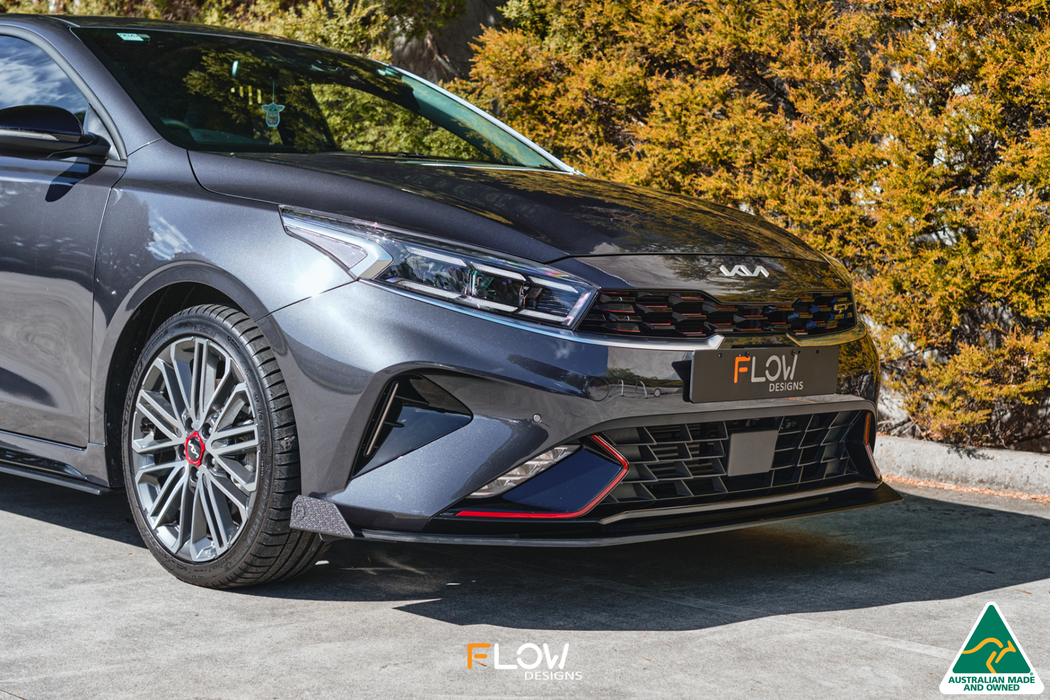Cerato GT FL Front Lip Splitter & Mounting Brace-Flow Designs