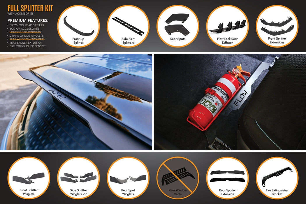 i30N Hatch PD FL 2021 Full Lip Splitter Set-Flow Designs