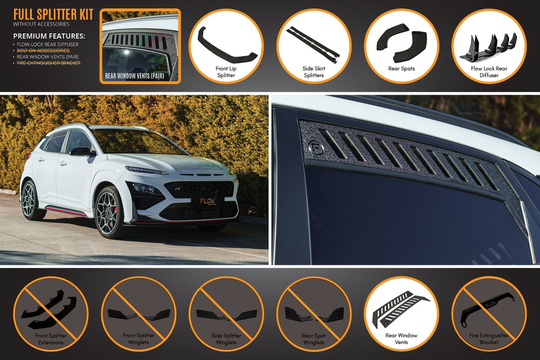 Kona N Full Lip Splitter Set-Flow Designs