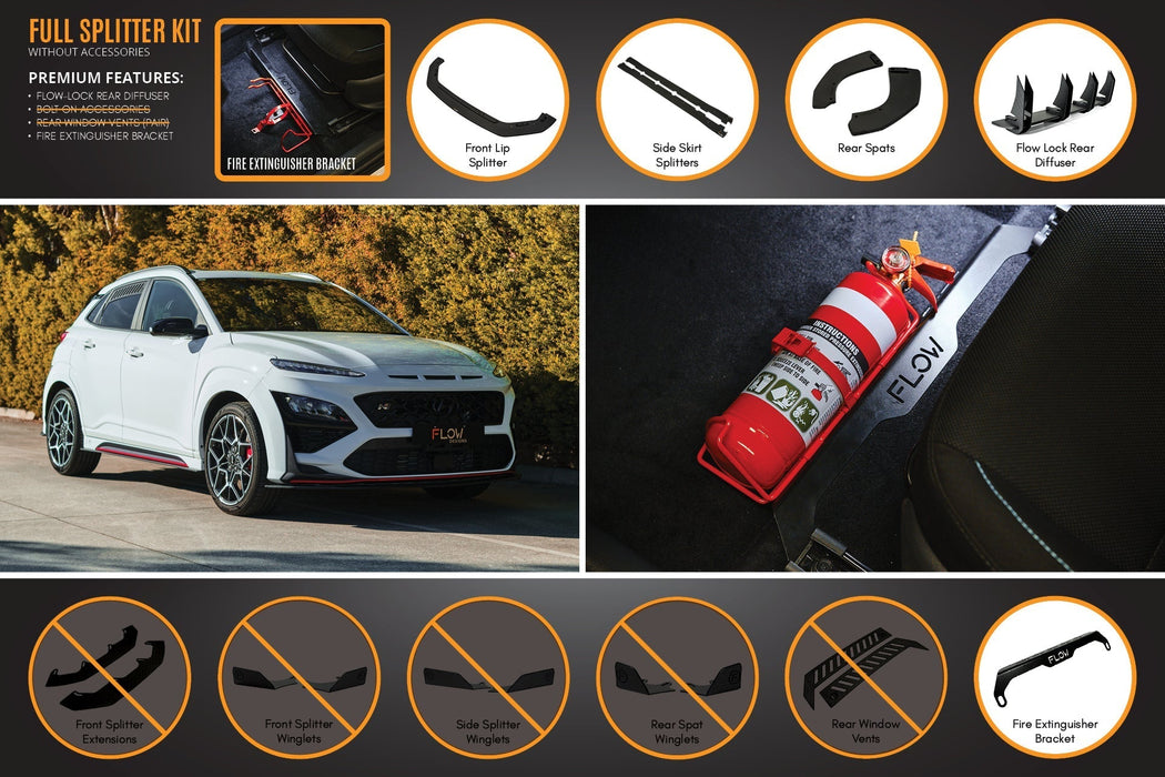 Kona N Full Lip Splitter Set-Flow Designs