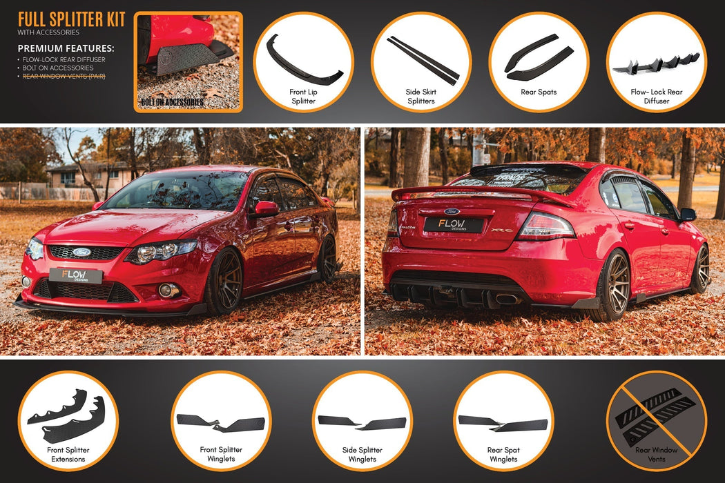 MK1 Falcon FG Full Lip Splitter Set-Flow Designs
