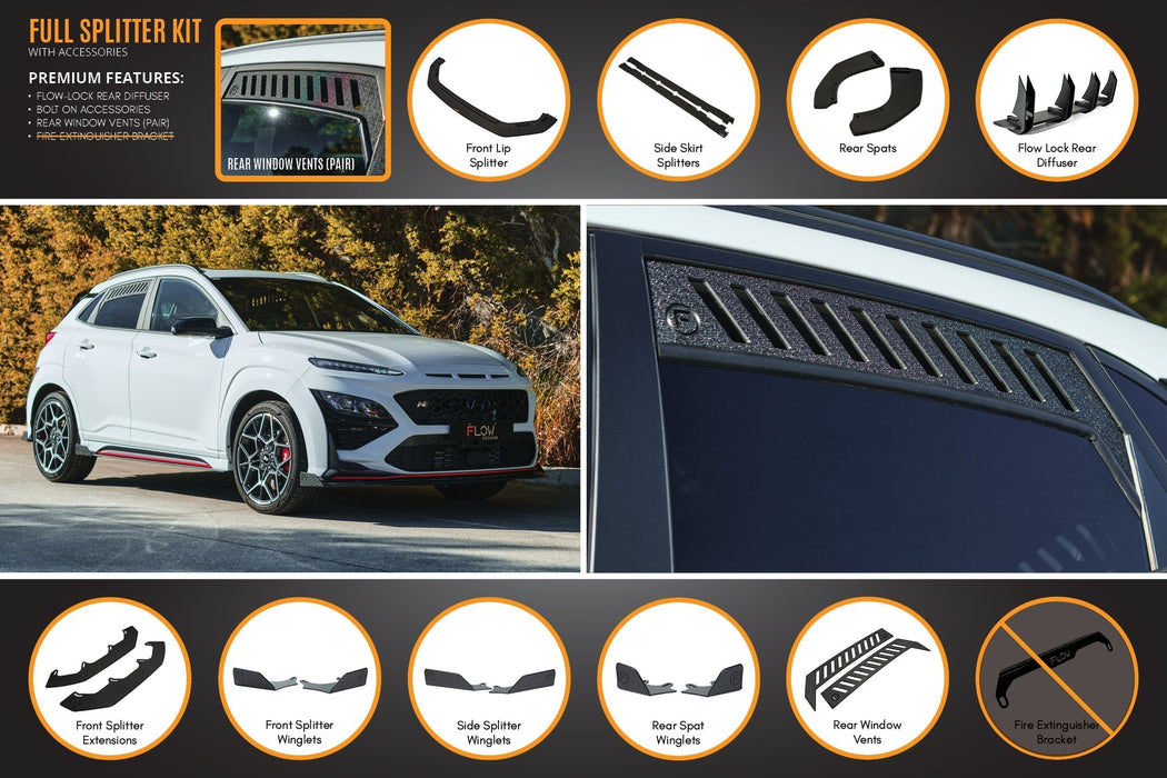 Kona N Full Lip Splitter Set-Flow Designs