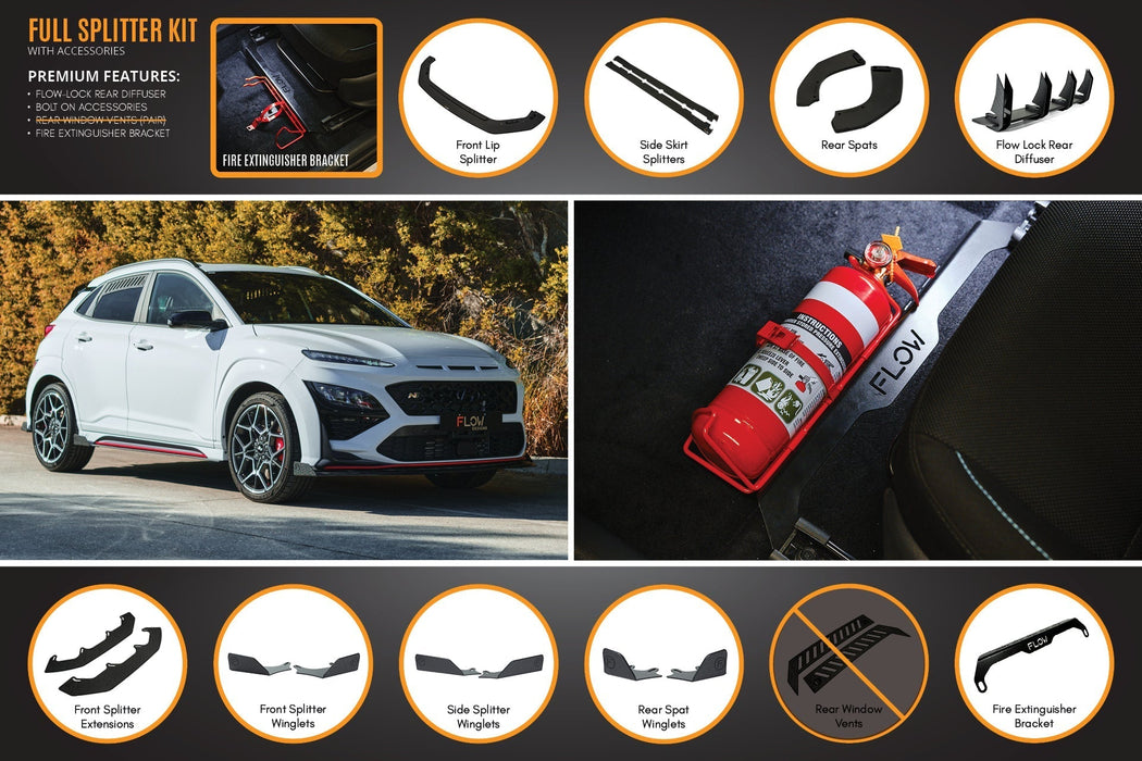 Kona N Full Lip Splitter Set-Flow Designs
