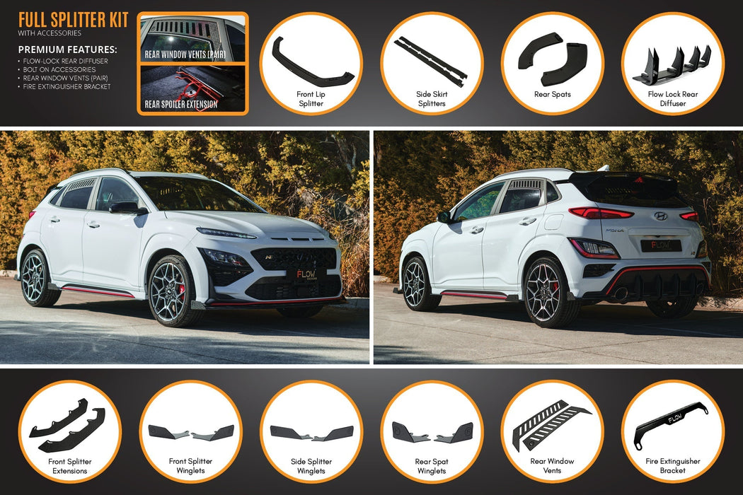 Kona N Full Lip Splitter Set-Flow Designs