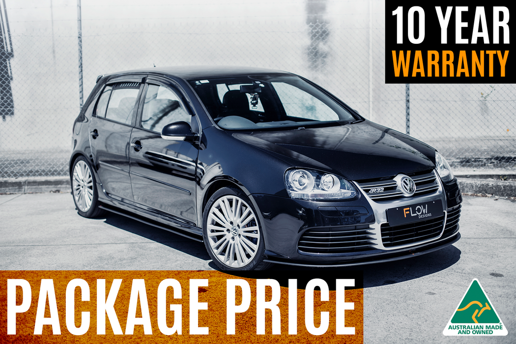 MK5 Golf R32 Full Lip Splitter Set-Flow Designs
