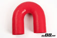 Silicone Hose Red 180 degree 3,5'' (89mm) - Harrys Euro