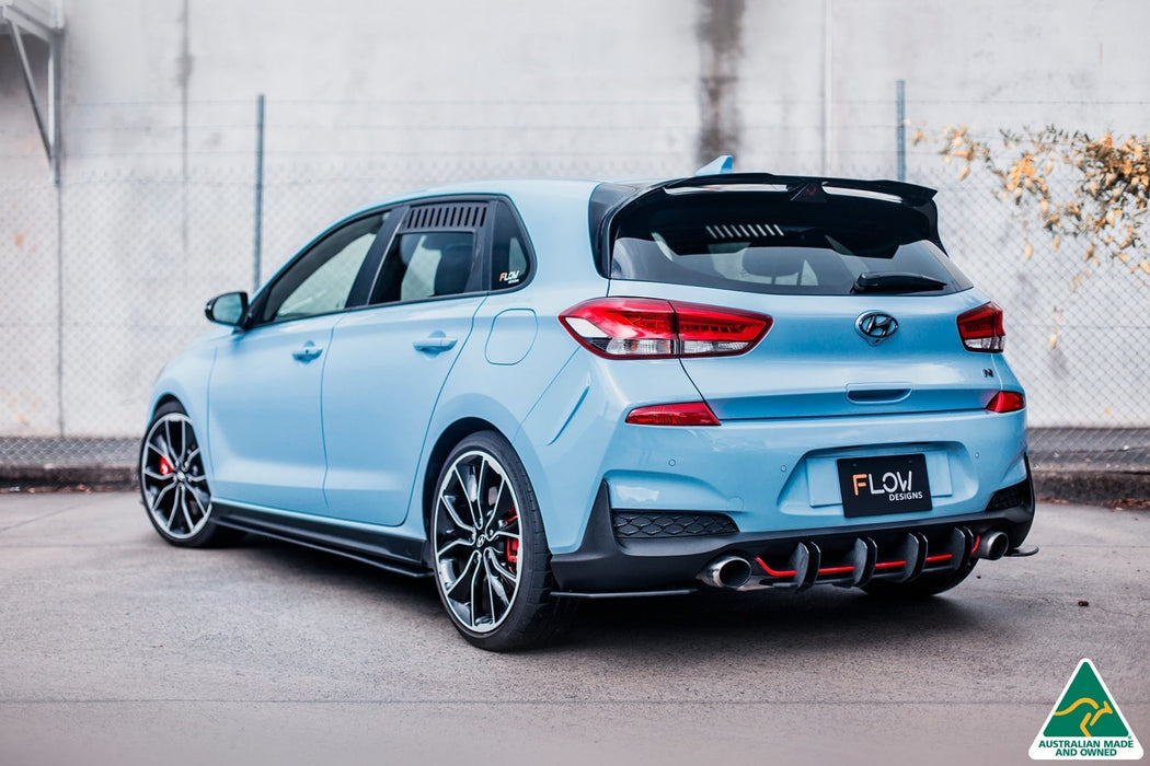 i30N Hatch PD Rear Spoiler Extension-Flow Designs