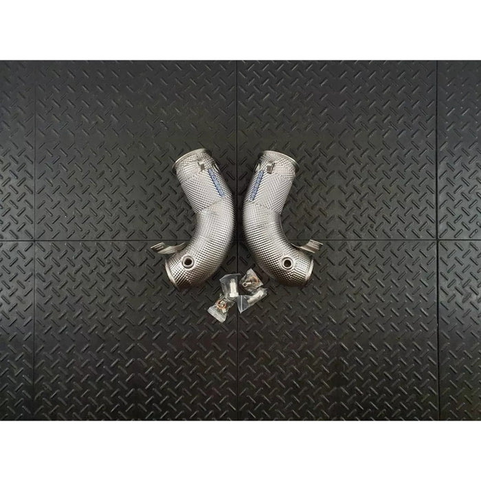 Redstar Catless Heat Shielded Primary Downpipes - BMW M5 F90 / X5M F95 / X6M F96 / M8 F Series