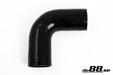Silicone Hose Black 90 degree 2,375'' (60mm) - Harrys Euro