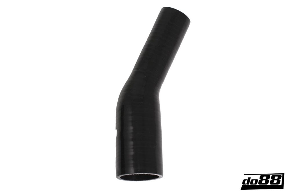 Silicone Hose Black 25 degree 1,375 - 1,75'' (35-45mm) - Harrys Euro