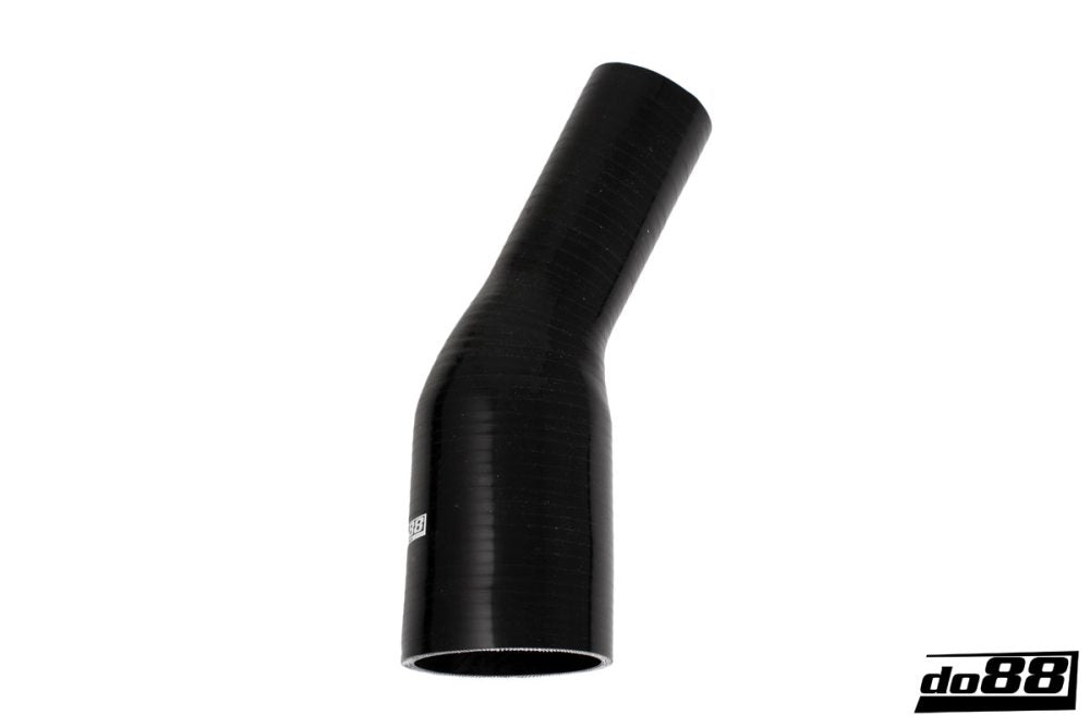 Silicone Hose Black 25 degree 2,375 - 2,75'' (60 - 70mm)