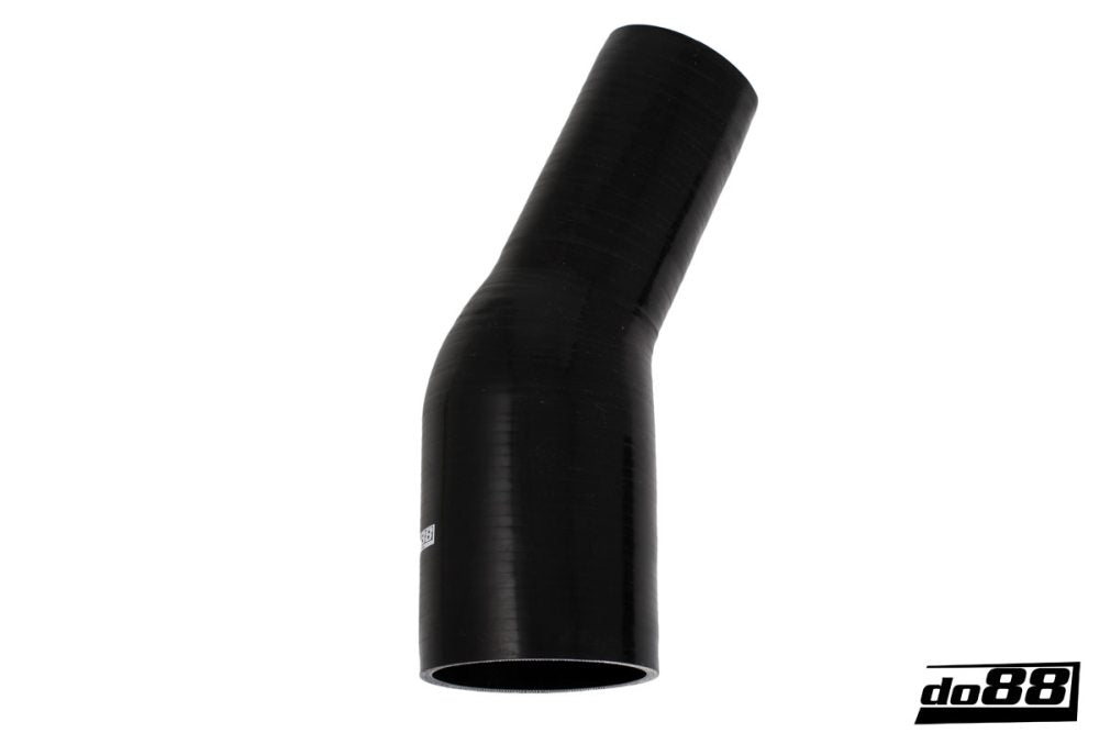 Silicone Hose Black 25 degree 3 - 3,5'' (76 - 89mm) - Harrys Euro
