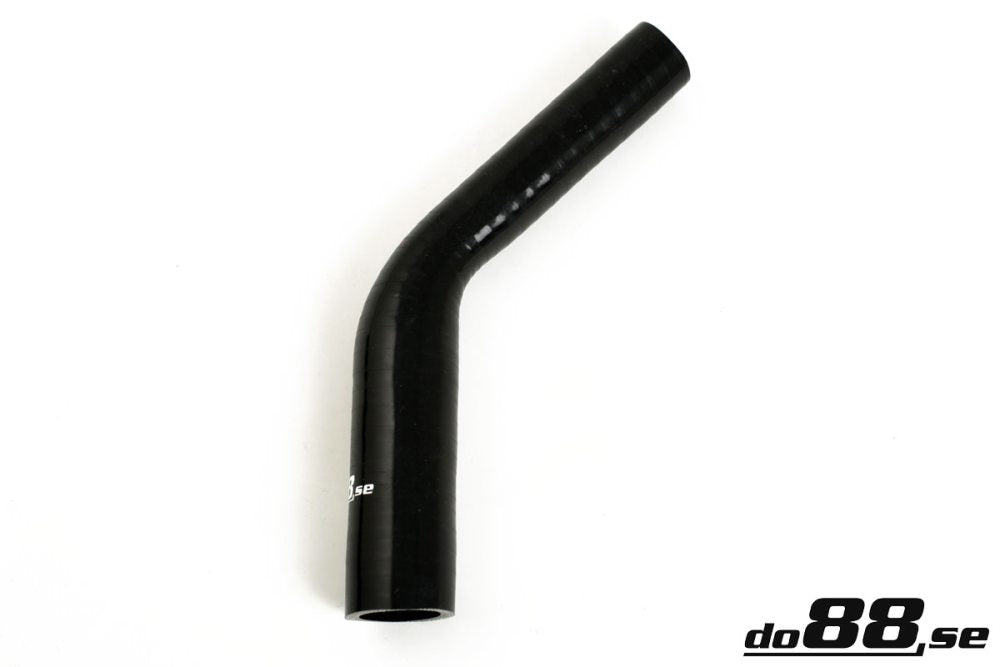 Silicone Hose Black 45 degree 1 - 1,5'' (25-38mm) - Harrys Euro