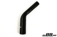 Silicone Hose Black 45 degree 1 - 1,5'' (25-38mm) - Harrys Euro