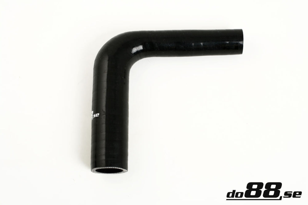 Silicone Hose Black 90 degree 0,75 - 1,25'' (19-32mm) - Harrys Euro