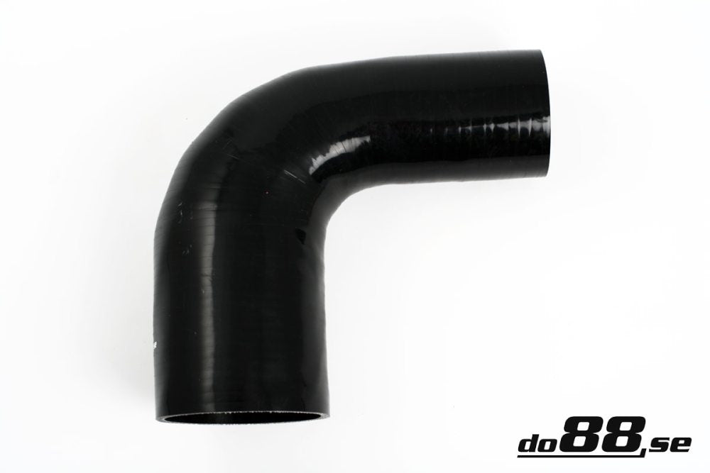 Silicone Hose Black 90 degree 2,75 - 4'' (70-102mm)
