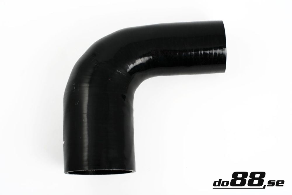 Silicone Hose Black 90 degree 3,5 - 4'' (89 - 102mm)