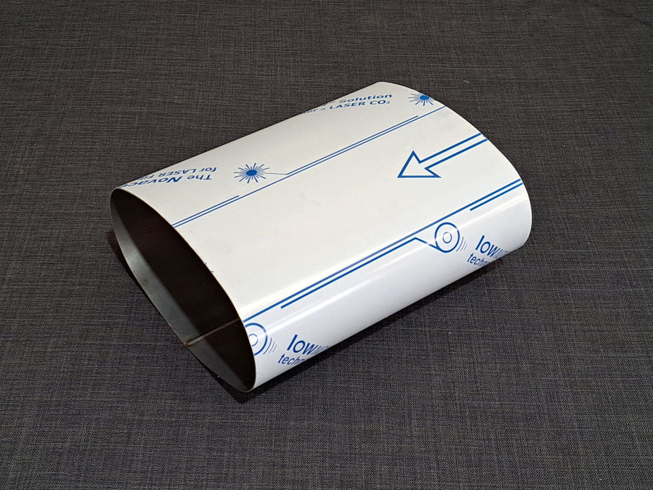 12×6inch Oval Stainless Steel Exhaust Silencer Casing