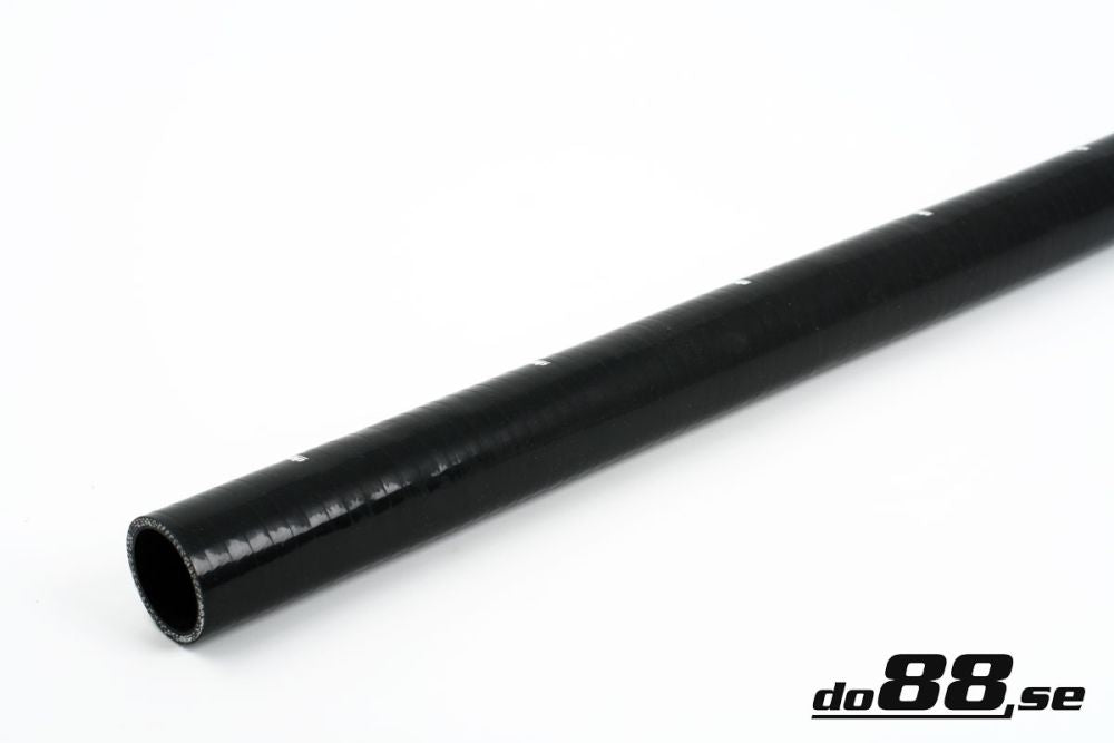 Silicone Hose Black straight length 1,625'' (41mm) - Harrys Euro