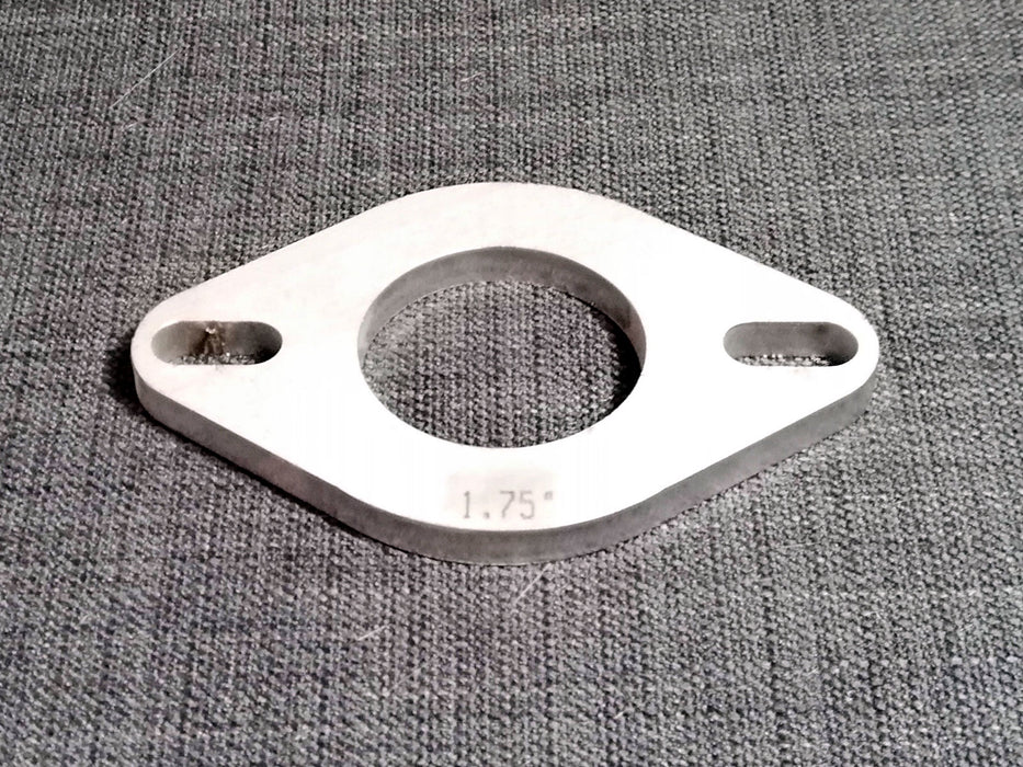 2 Bolt 45mm (1.75inch) Universal stainless steel exhaust flange