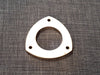 3 BOLT 63MM BORE X 8MM THICK Universal Stainless Steel Exhaust Flange - Harrys Euro