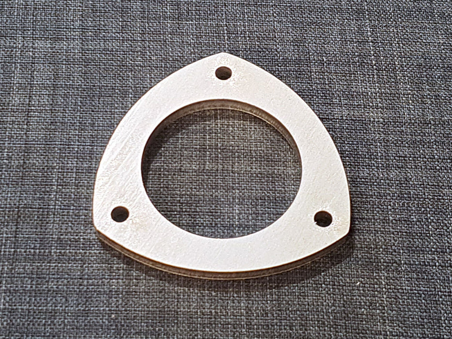 3 BOLT 70MM BORE X 8MM THICK Universal Stainless Steel Exhaust Flange - Harrys Euro