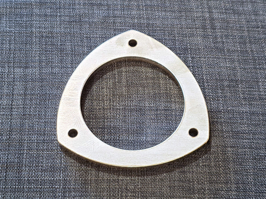 3 BOLT 90MM BORE X 8MM THICK Universal Stainless Steel Exhaust Flange - Harrys Euro