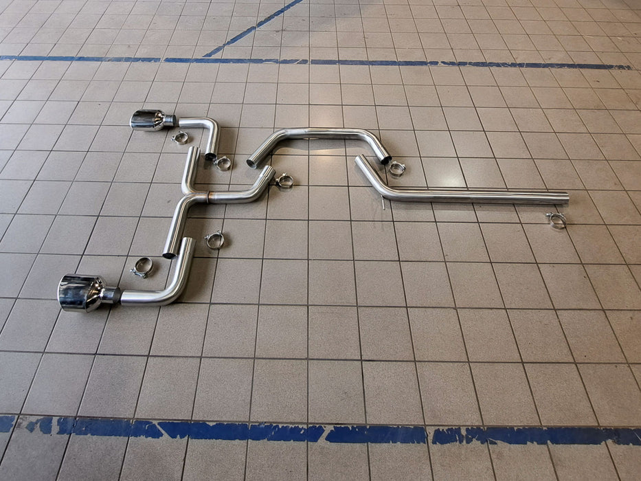 Seat Leon Cupra 290 - Cat back exhaust (Unsilenced) - Harrys Euro
