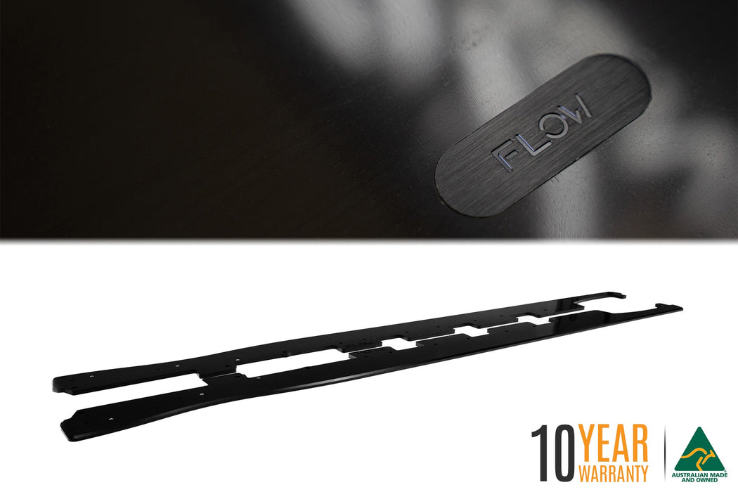 ZD8 BRZ STI Side Skirt Splitters (GLOSS: Pair)-Flow Designs