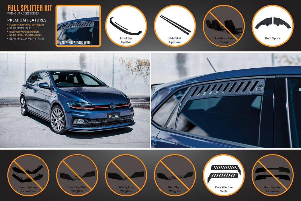 AW Polo GTI Full Splitter Set-Flow Designs