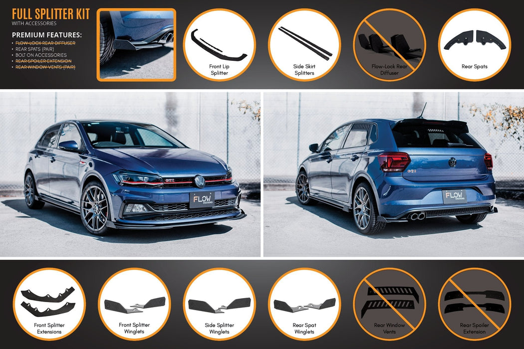 AW Polo GTI Full Splitter Set-Flow Designs