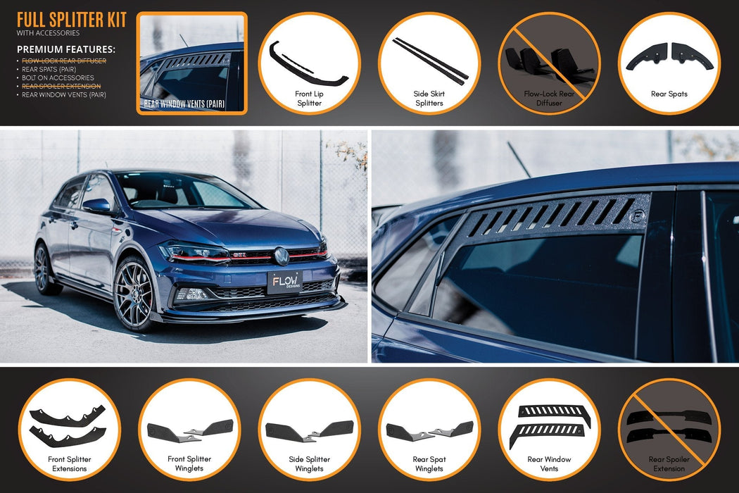 AW Polo GTI Full Splitter Set-Flow Designs