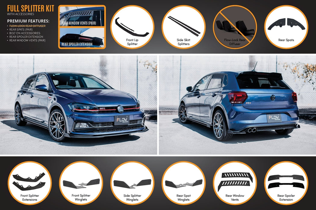 AW Polo GTI Full Splitter Set-Flow Designs