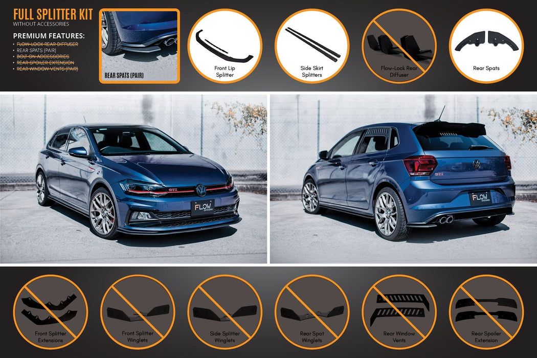 AW Polo GTI Full Splitter Set-Flow Designs