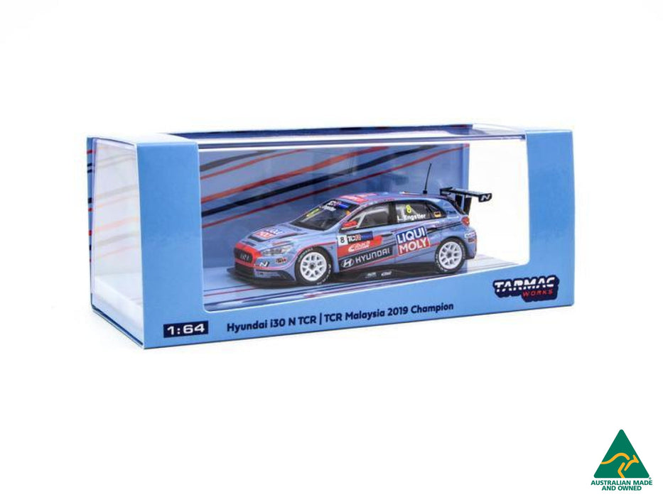Tarmac Works 1/64 Hyundai i30N TCR Malaysia 2019 Champion-Flow Designs