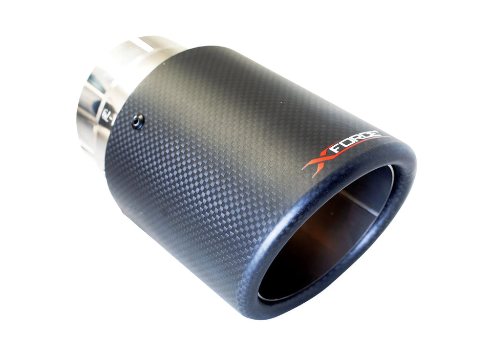 Exhaust Tip - Carbon Fibre Shell - 2.5 Inch Inlet and 4.5 Inch Tip - Option Tip