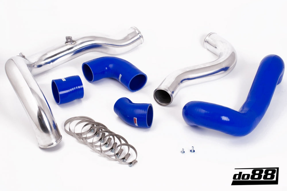 SAAB 9-3 2.8T V6 06-11 Pressure pipes with Blue hoses