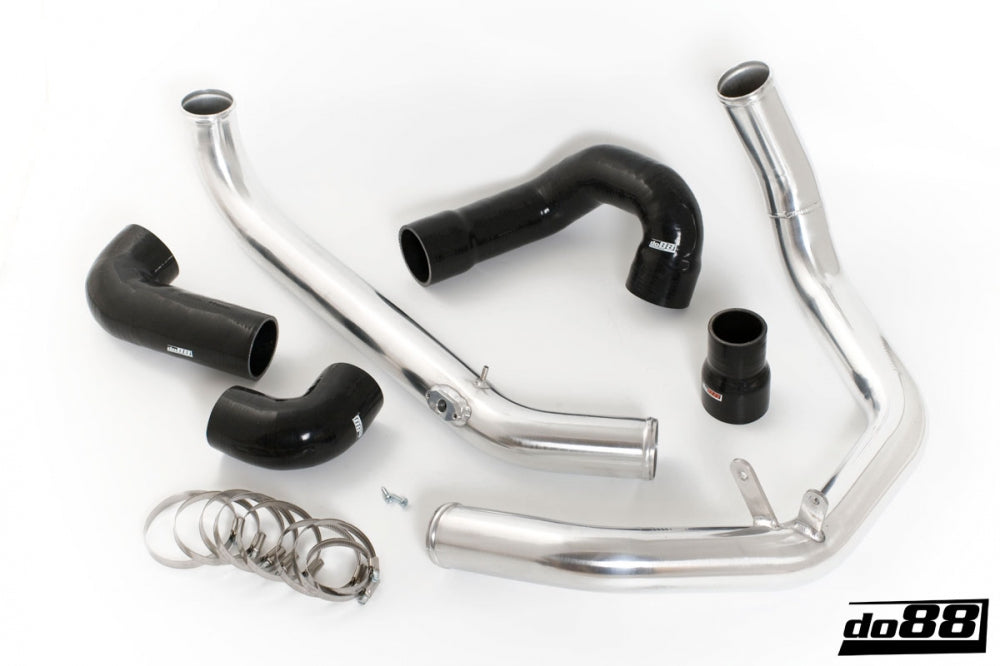 SAAB 9-3 2.0T 2003- do88 IC Pressure pipes with Black hoses