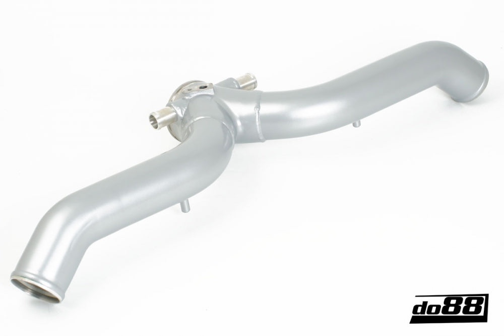 Porsche 997.2 Turbo 2010- Y-Pipe, Silver for OEM IC