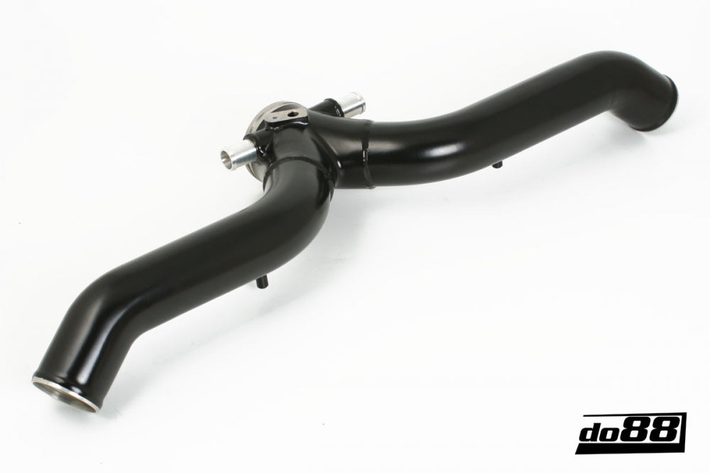Porsche 997.2 Turbo 2010- Y-Pipe, Black for do88 IC